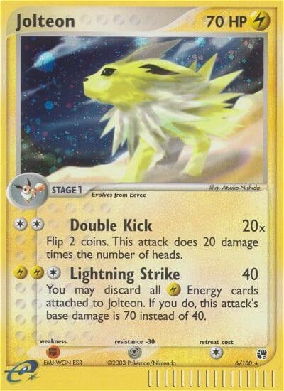 Image for Jolteon (6/100) (EX Sandstorm) (SS) - Pokemon