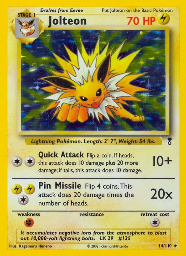 Image for Jolteon (014/110) (Legendary Collection) (LC) - Pokemon