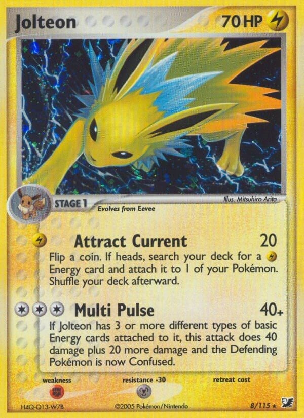 Image for Jolteon (8/115) (EX Unseen Forces) (UF) - Pokemon