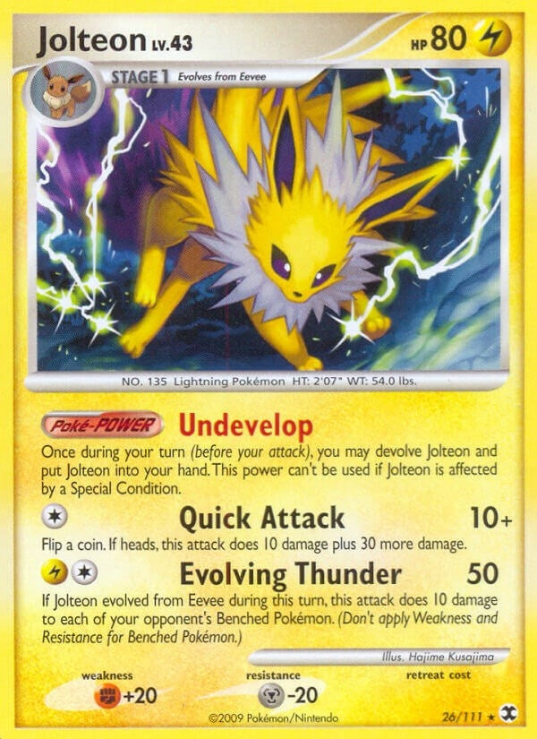 Image for Jolteon (26/111) (Rising Rivals) (RR) - Pokemon