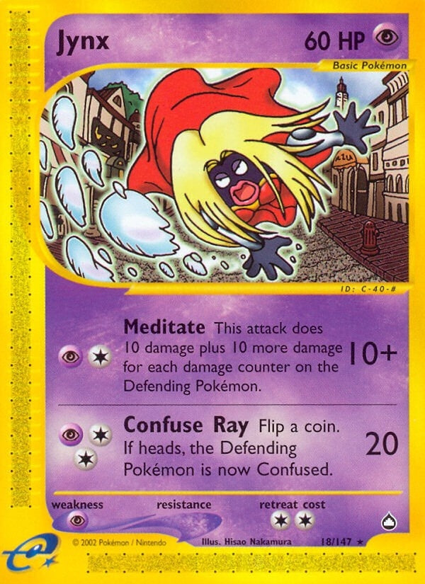Image for Jynx (018/147) (Aquapolis) (AQ) - Pokemon