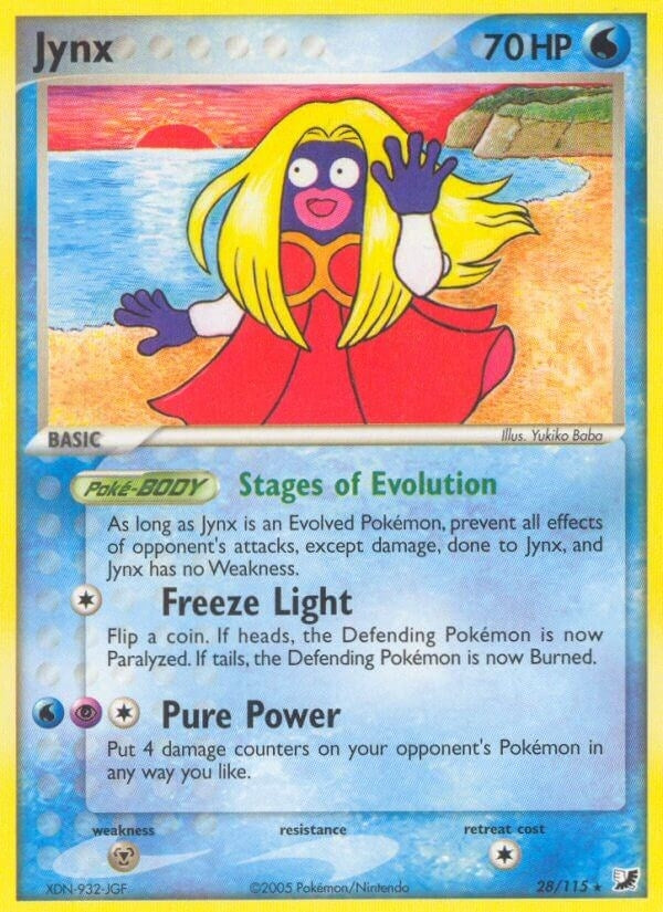 Image for Jynx (28/115) (EX Unseen Forces) (UF) - Pokemon