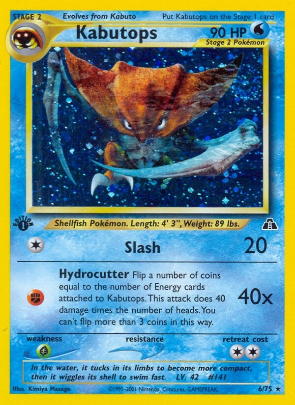 Image for Kabutops (6) (06/75) (Neo Discovery) (N2) - Pokemon