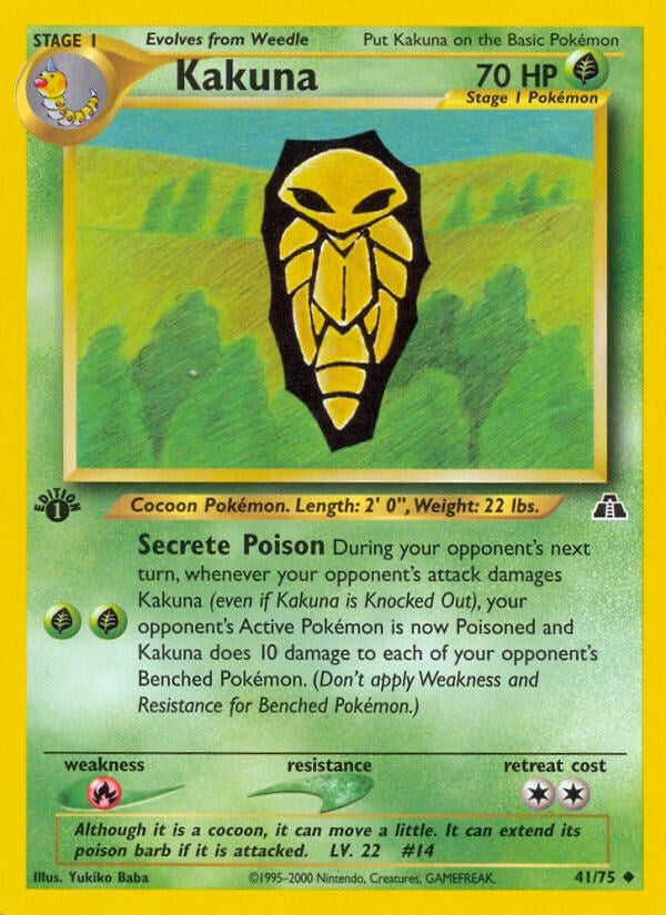 Image for Kakuna (41/75) (Neo Discovery) (N2) - Pokemon