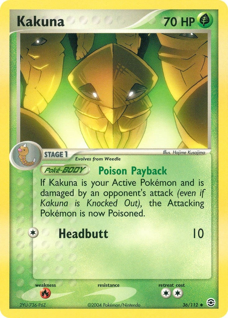 Image for Kakuna (36/112) (EX FireRed & LeafGreen) (RG) - Pokemon
