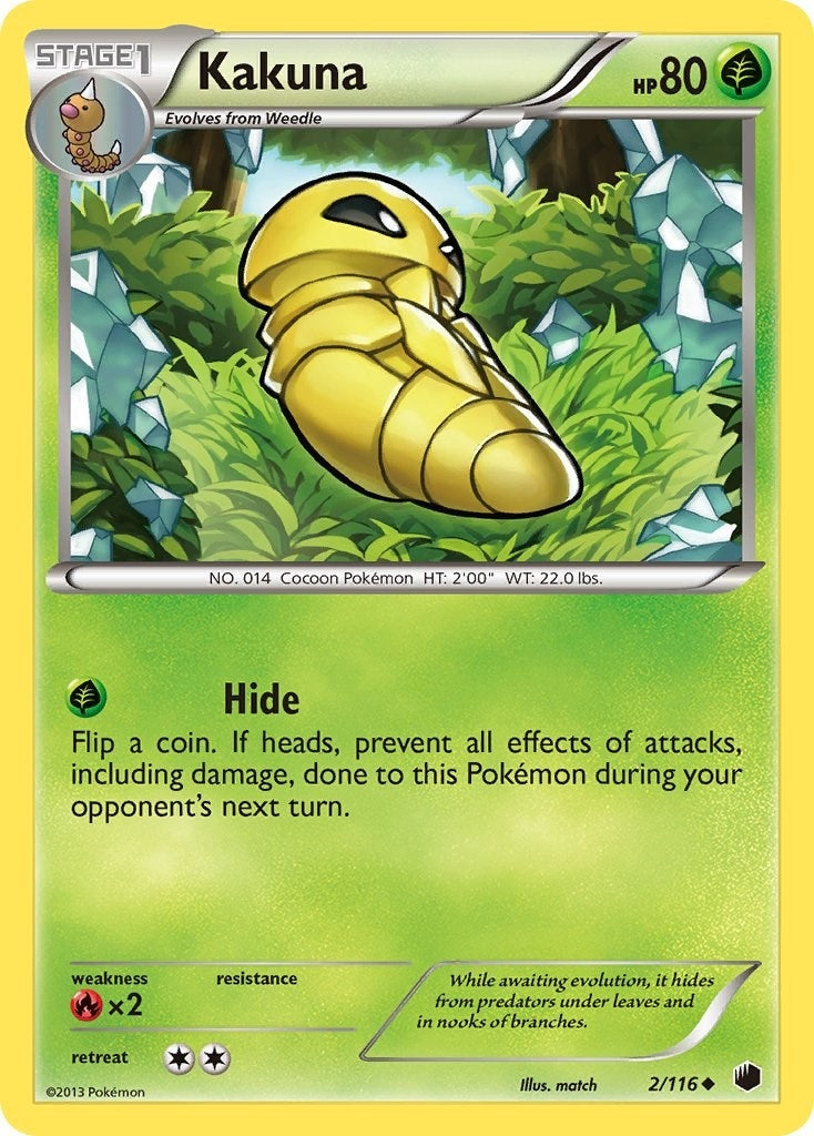 Image for Kakuna (2/116) (Plasma Freeze) (PLF) - Pokemon