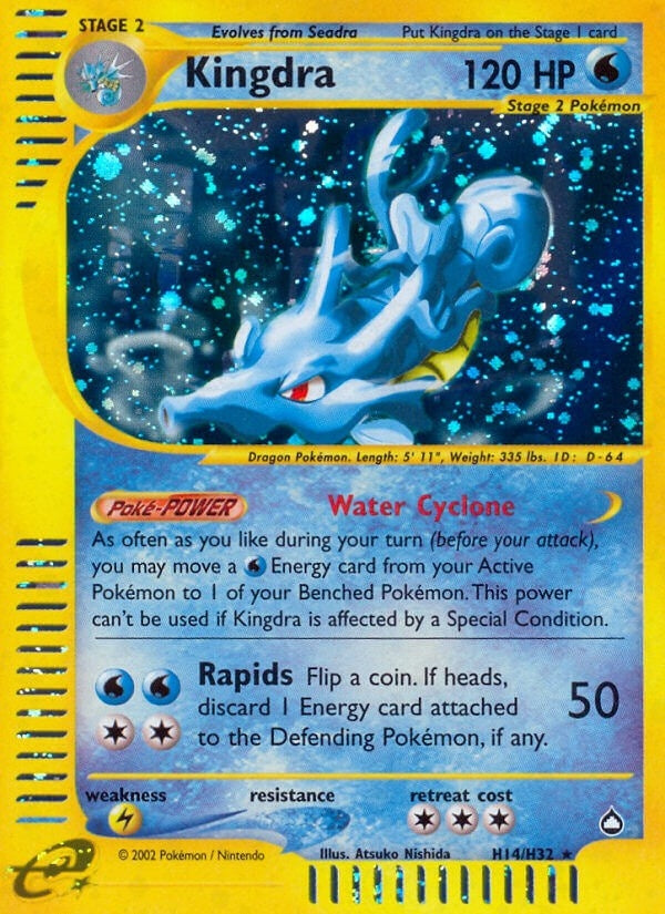 Image for Kingdra (H14) (H14/H32) (Aquapolis) (AQ) - Pokemon