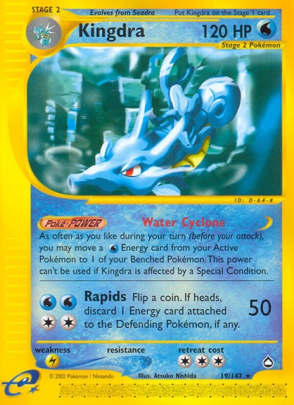 Image for Kingdra (19) (019/147) (Aquapolis) (AQ) - Pokemon