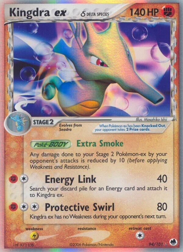 Image for Kingdra ex (Delta Species) (94/101) (EX Dragon Frontiers) (DF) - Pokemon