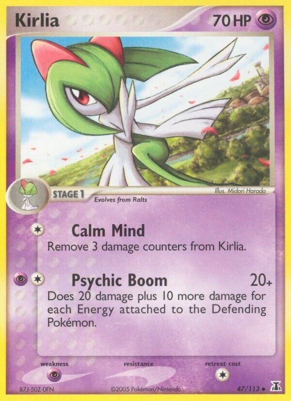 Image for Kirlia (47/113) (EX Delta Species) (DS) - Pokemon