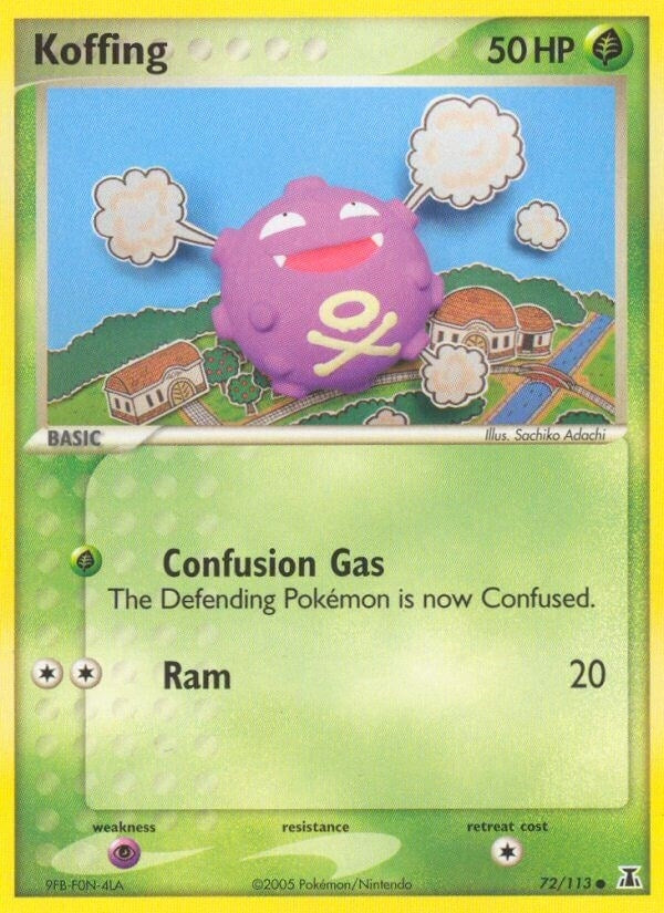 Image for Koffing (72/113) (EX Delta Species) (DS) - Pokemon