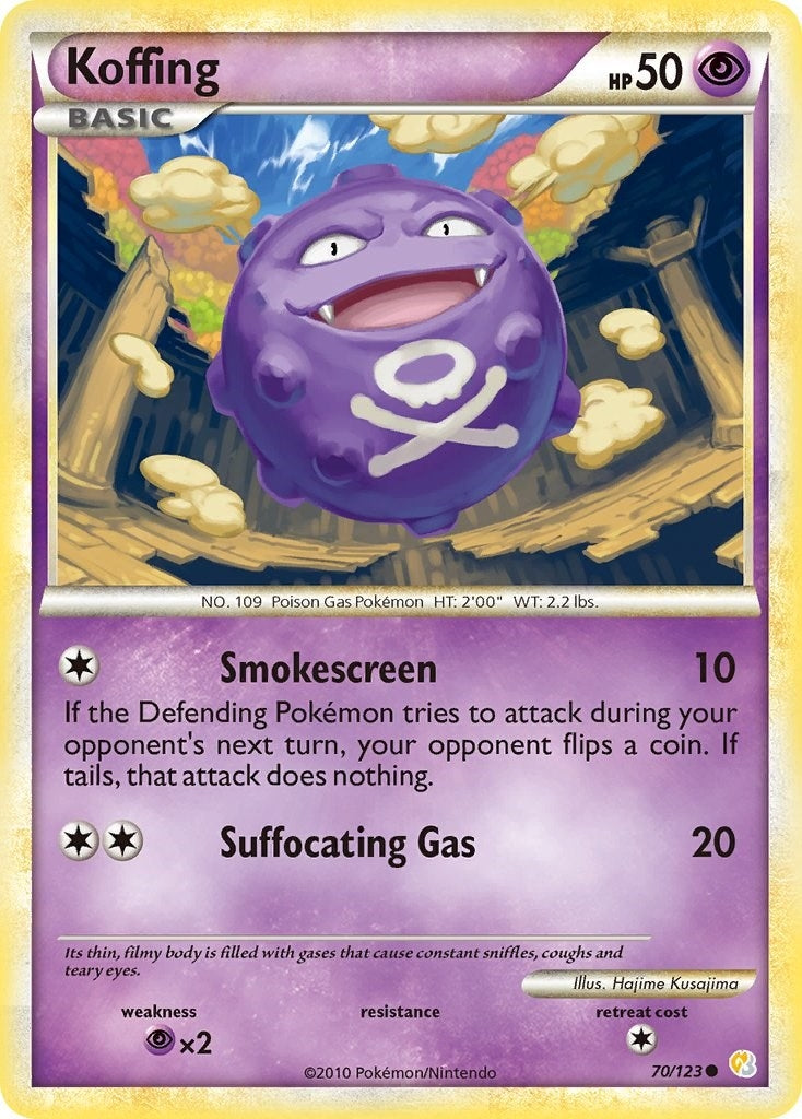 Image for Koffing (70/123) (HeartGold SoulSilver) (HS) - Pokemon