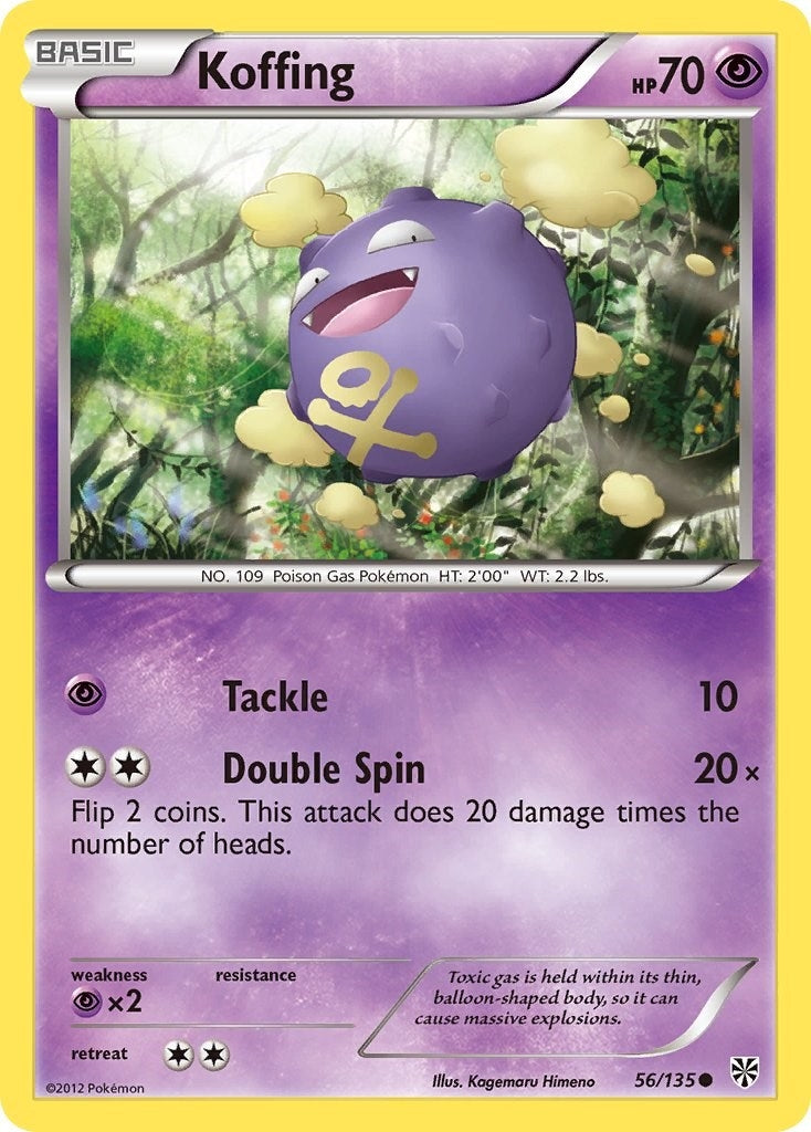 Image for Koffing (56) (56/135) (Plasma Storm) (PLS) - Pokemon