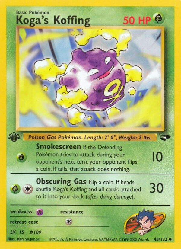 Image for Koga's Koffing (48) (048/132) (Gym Challenge) (G2) - Pokemon