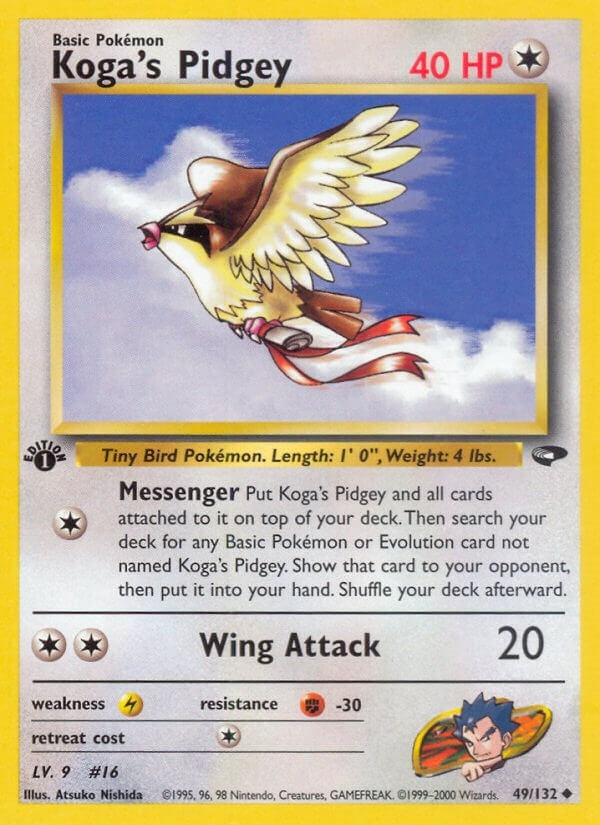 Image for Koga's Pidgey (49) (049/132) (Gym Challenge) (G2) - Pokemon