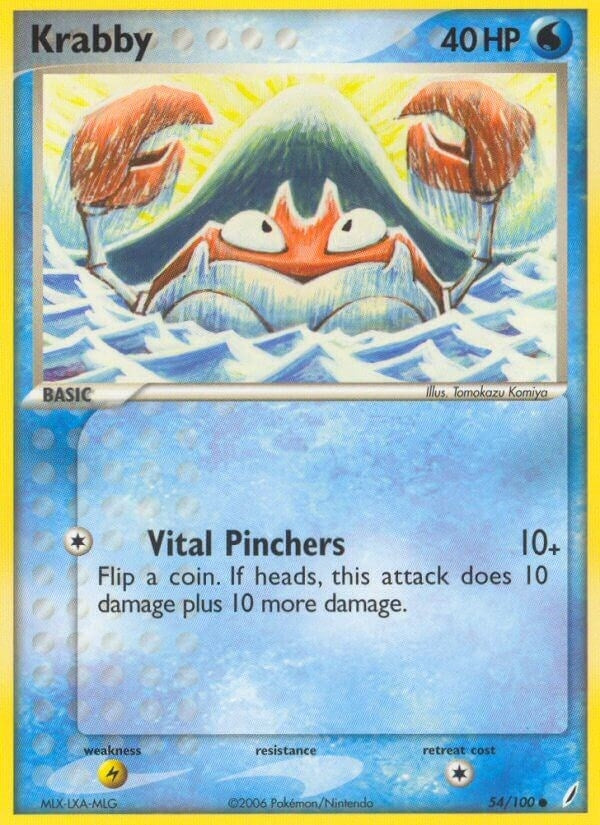 Image for Krabby (54/100) (EX Crystal Guardians) (CG) - Pokemon