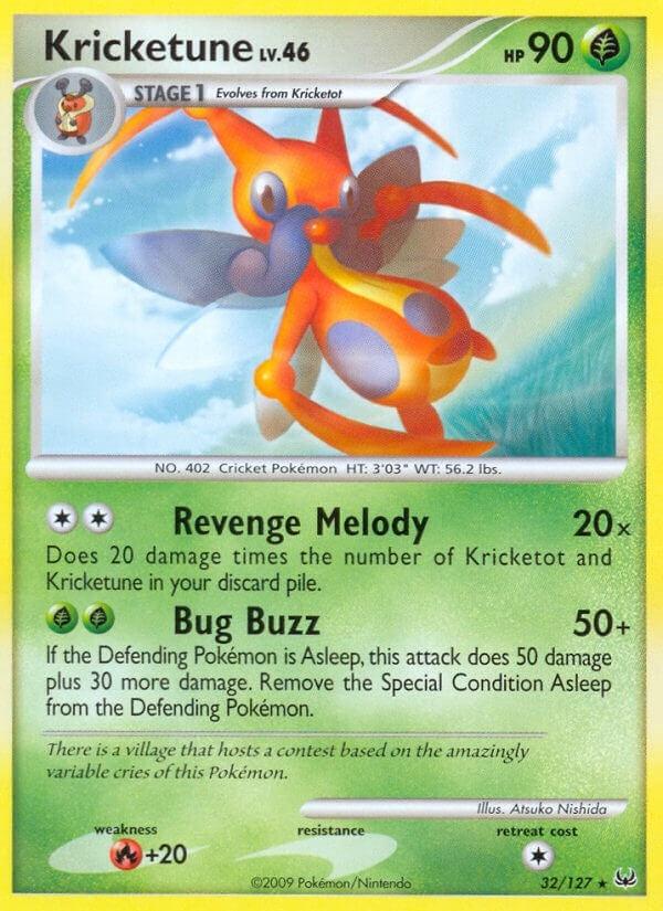 Image for Kricketune (32/127) (Platinum) (PL) - Pokemon