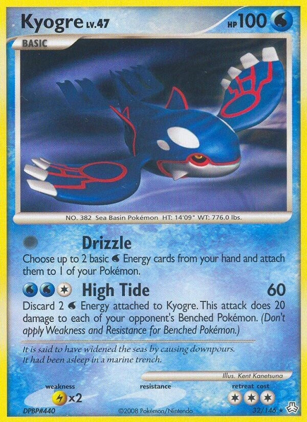 Image for Kyogre (032/146) (Legends Awakened) (LA) - Pokemon