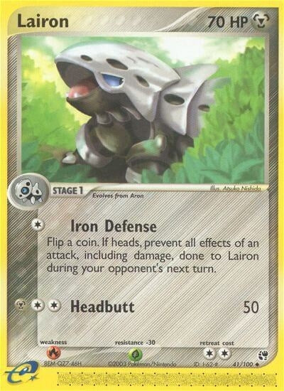 Image for Lairon (41/100) (EX Sandstorm) (SS) - Pokemon