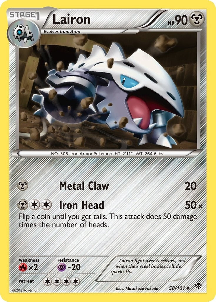 Image for Lairon (58/101) (Plasma Blast) (PLB) - Pokemon