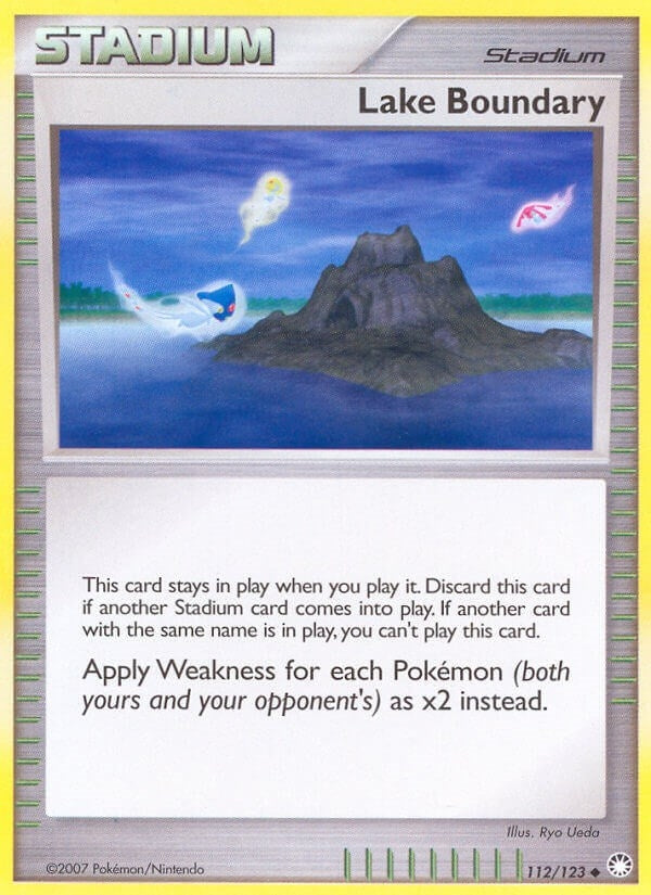 Image for Lake Boundary (112/123) (Mysterious Treasures) (MT) - Pokemon