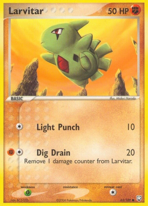 Image for Larvitar (63/109) (EX Team Rocket Returns) (RR) - Pokemon