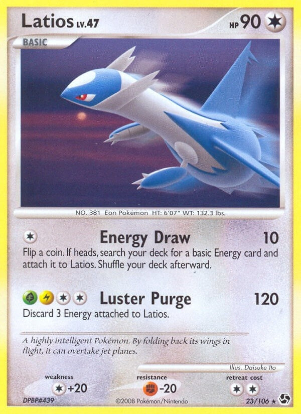 Image for Latios (23/106) (Great Encounters) (GE) - Pokemon