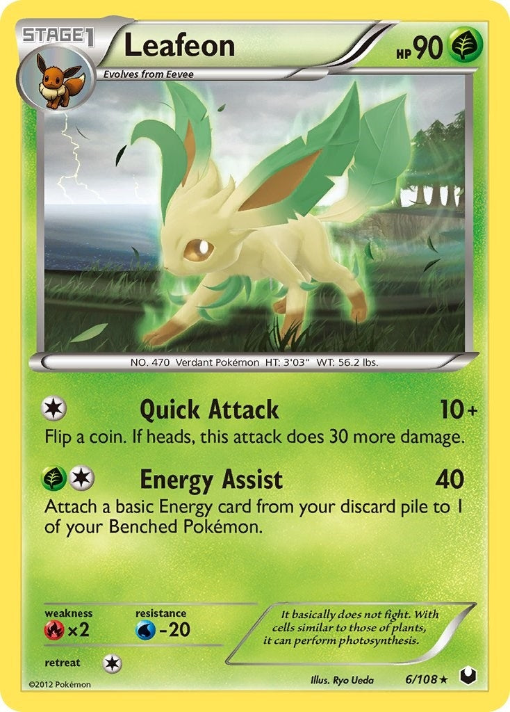 Image for Leafeon (6/108) (Dark Explorers) (DEX) - Pokemon