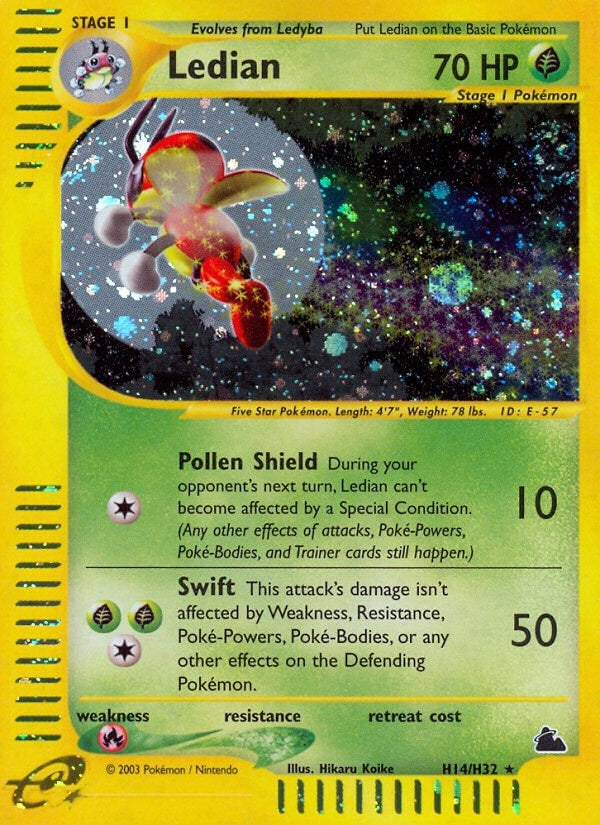 Image for Ledian (H14) (H14/H32) (Skyridge) (SK) - Pokemon