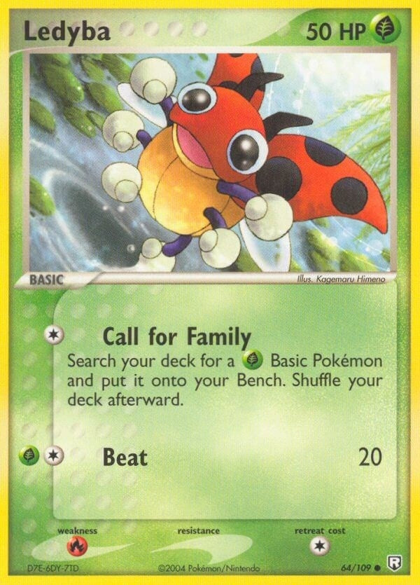 Image for Ledyba (64/109) (EX Team Rocket Returns) (RR) - Pokemon