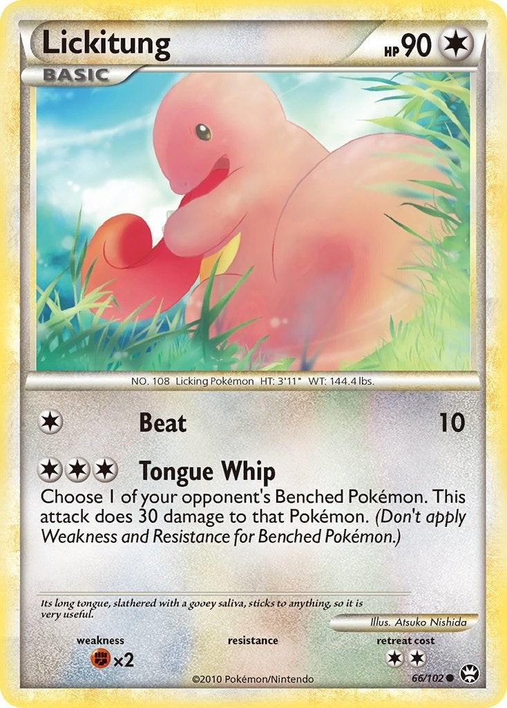 Image for Lickitung (66/102) (Triumphant) (TM) - Pokemon