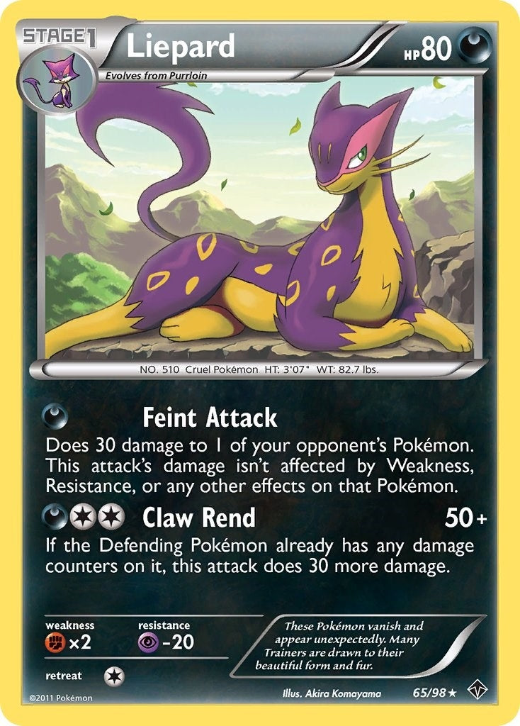 Image for Liepard (65/98) (Emerging Powers) (EPO) - Pokemon