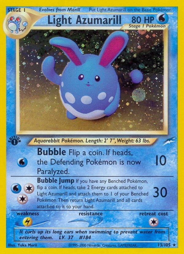 Image for Light Azumarill (013/105) (Neo Destiny) (N4) - Pokemon