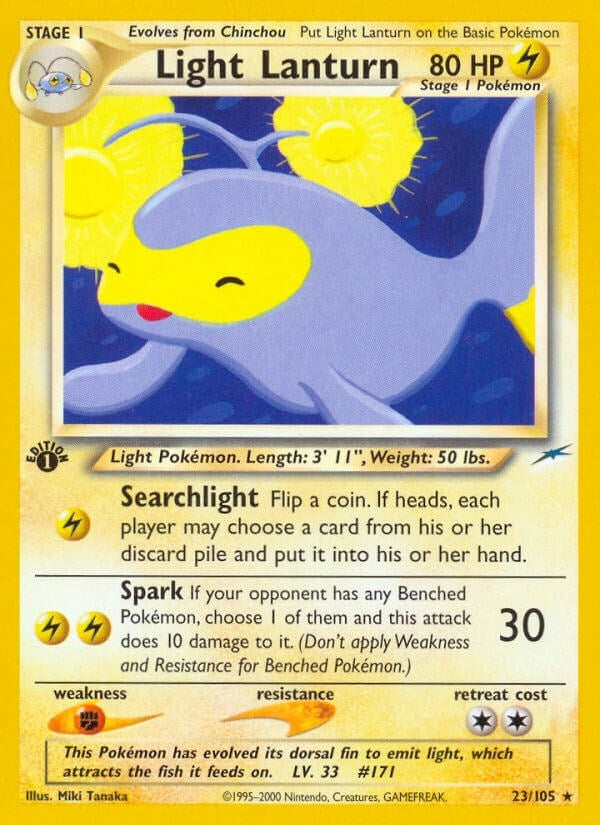 Image for Light Lanturn (023/105) (Neo Destiny) (N4) - Pokemon