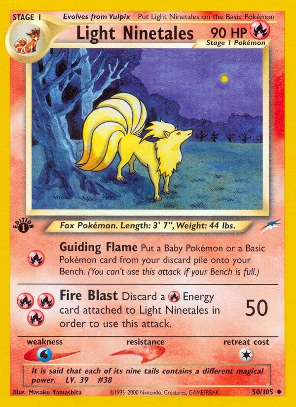Image for Light Ninetales (050/105) (Neo Destiny) (N4) - Pokemon