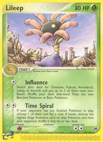 Image for Lileep (42/100) (EX Sandstorm) (SS) - Pokemon