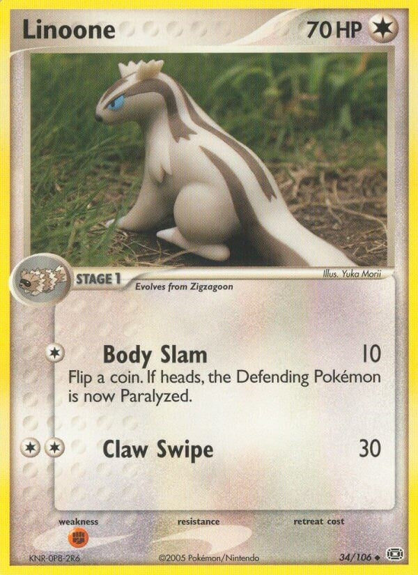 Image for Linoone (34/106) (EX Emerald) (EM) - Pokemon