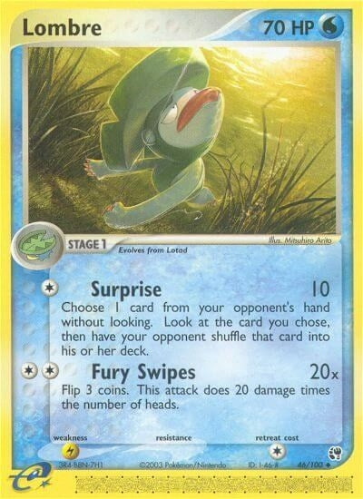 Image for Lombre (46/100) (EX Sandstorm) (SS) - Pokemon