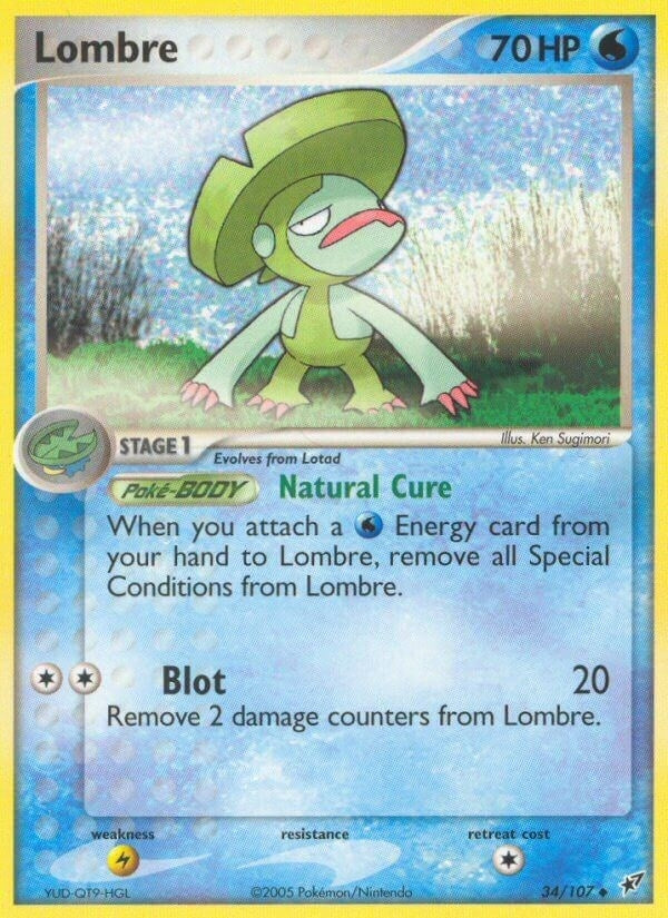Image for Lombre (34/107) (EX Deoxys) (DX) - Pokemon
