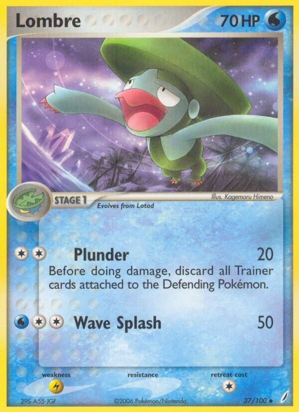 Image for Lombre (37/100) (EX Crystal Guardians) (CG) - Pokemon