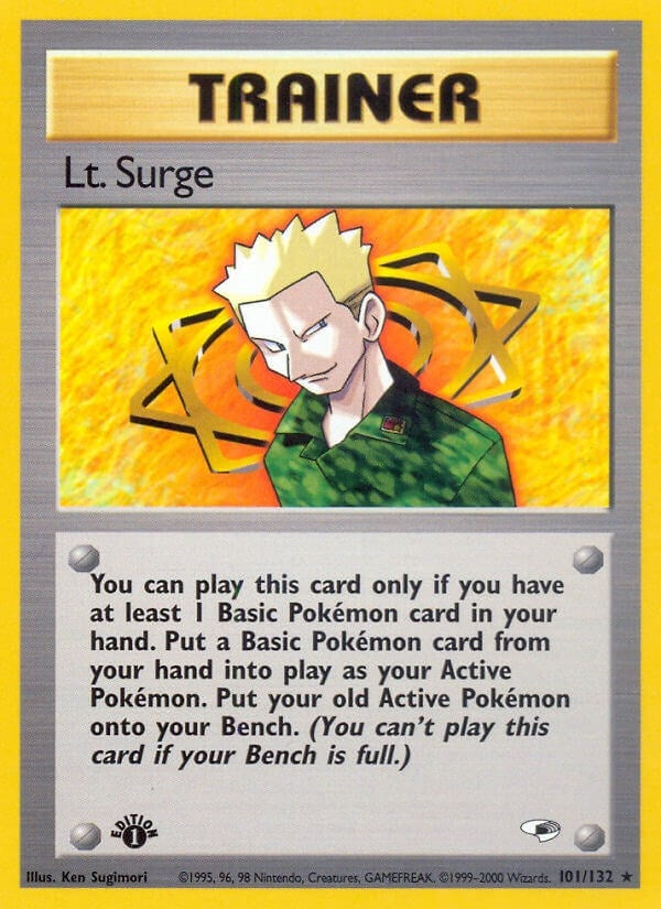 Image for Lt. Surge (101) (101/132) (Gym Heroes) (G1) - Pokemon