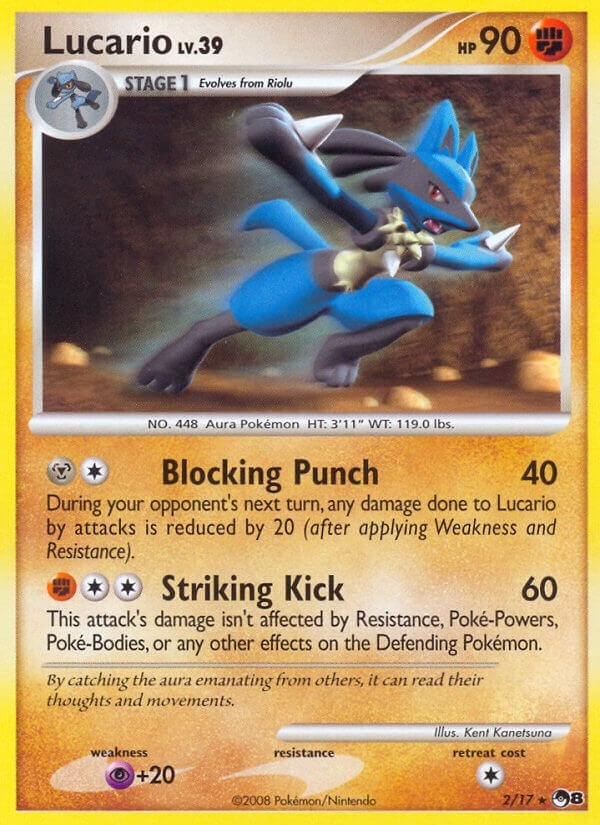 Image for Lucario (002/017) (POP Series 8) (POP) - Pokemon