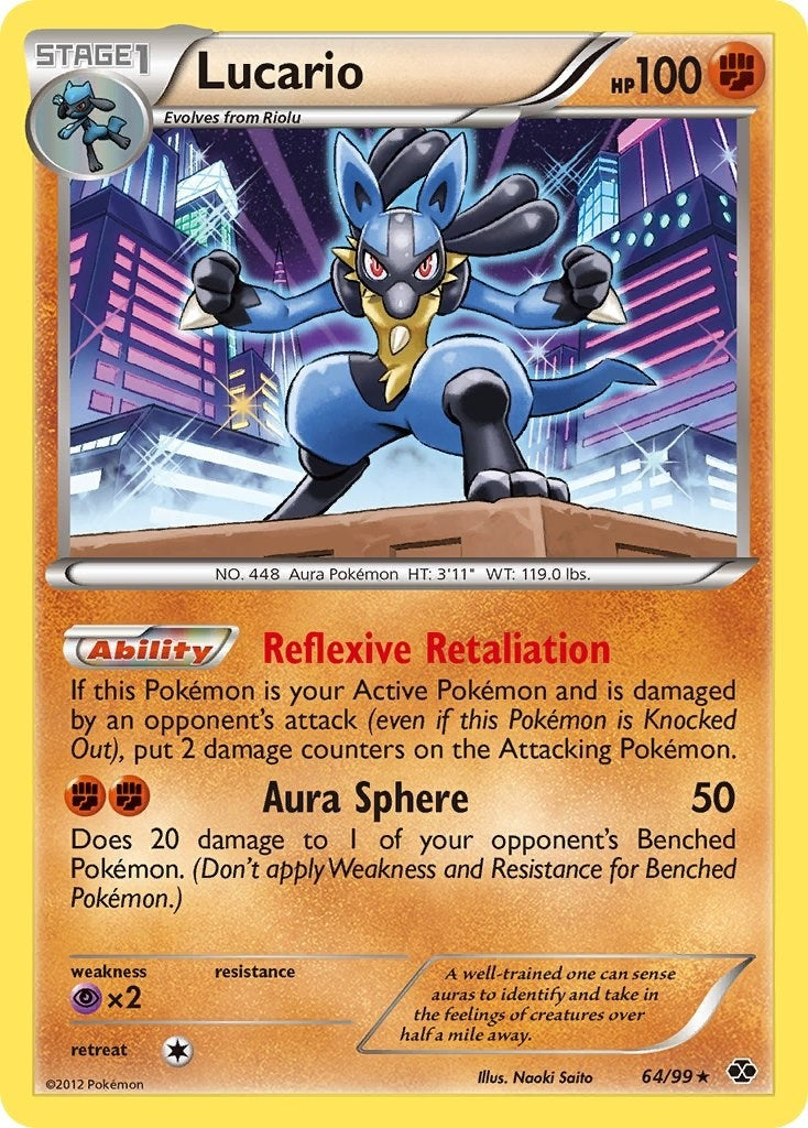 Image for Lucario (64/99) (Next Destinies) (NXD) - Pokemon