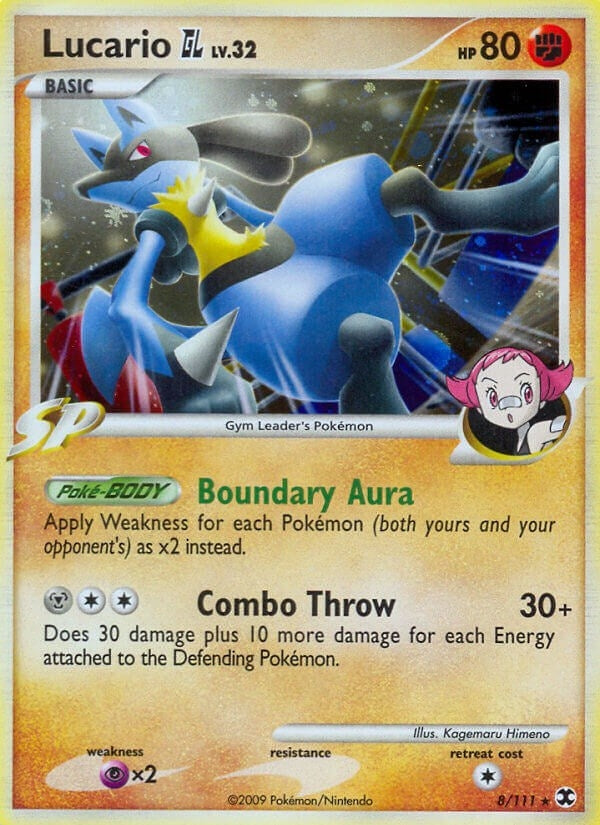 Image for Lucario GL (8/111) (Rising Rivals) (RR) - Pokemon