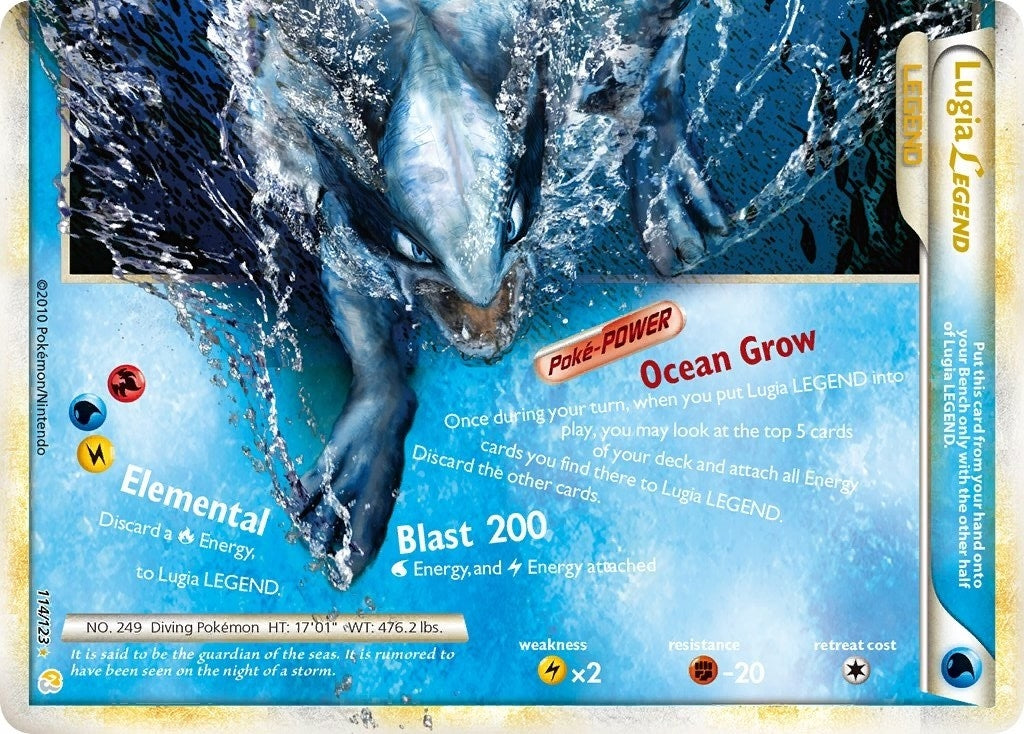 Image for Lugia Legend (Bottom) (114/123) (HeartGold SoulSilver) (HS) - Pokemon