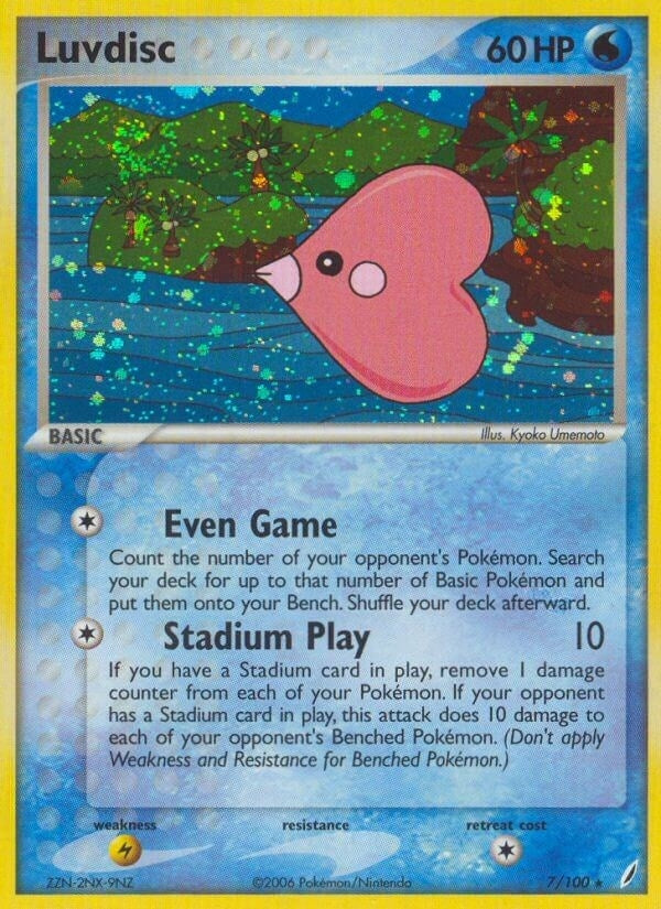 Image for Luvdisc (7/100) (EX Crystal Guardians) (CG) - Pokemon