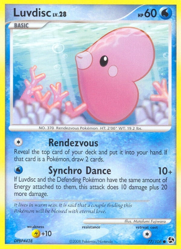 Image for Luvdisc (77/106) (Great Encounters) (GE) - Pokemon