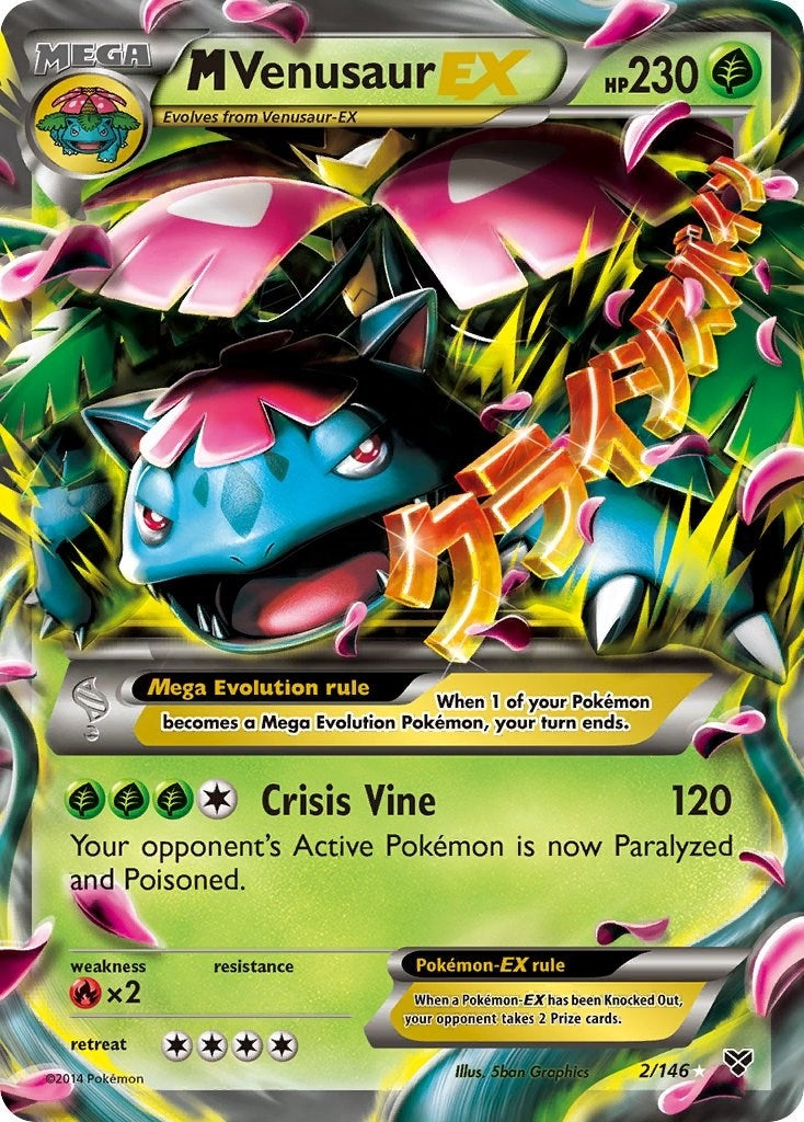Image for M Venusaur EX (2/146) (XY Base Set) (XY) - Pokemon