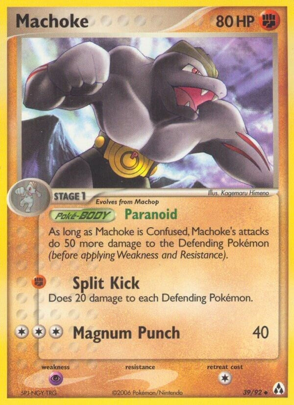 Image for Machoke (39/92) (EX Legend Maker) (LM) - Pokemon