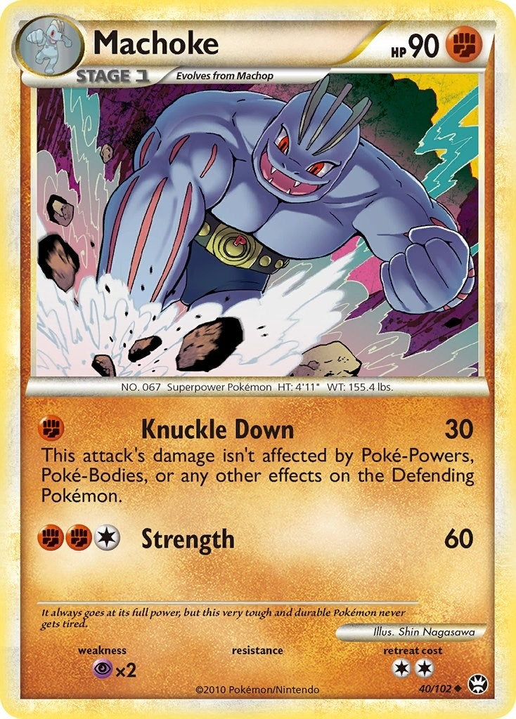 Image for Machoke (40/102) (Triumphant) (TM) - Pokemon